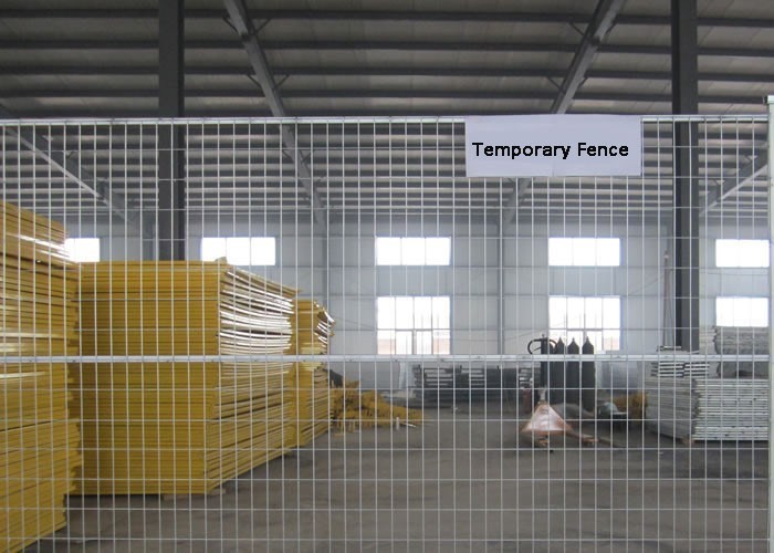Hot Dipped Temporary Construction Fence, Temp Pagar Panel 2.4m Panjang